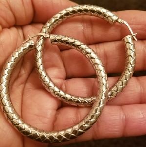 STERLING SILVER HOOPS